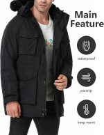 MOERDENG Men's Winter Thickened Warm Down Coats Windproof Waterproof Hooded fashions Puffer Jacket - Image 3